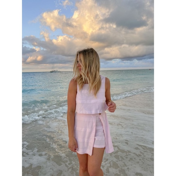Free People Ain't Nothin Like It Skort Set in Pink - Picture 1 of 12